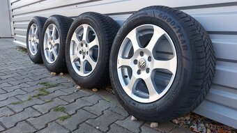 Alu kola 5x112 r16 zimní pneu vw passat cc b7 alltrack - 9