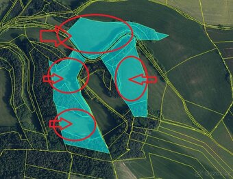 Prodám pozemky v katastrálním území Český Dub - louky - 9