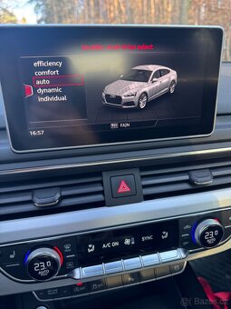 Audi A5 S line Quattro 140 kw 2017 bílá metalíza - 9