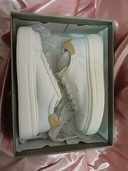 ♥️ Dámské boty / botasky / sneakers / kožené bílé Gant nové - 9