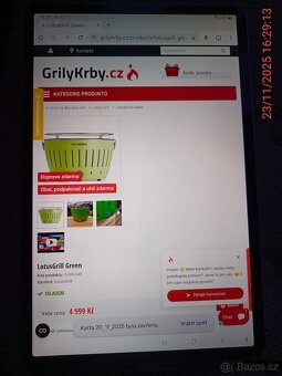 Gril (bez kouře) na dřevěné uhlí. - 9