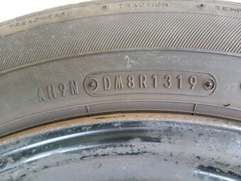 plechový disk 4x108 r15 letní pneu, kusovka - 9