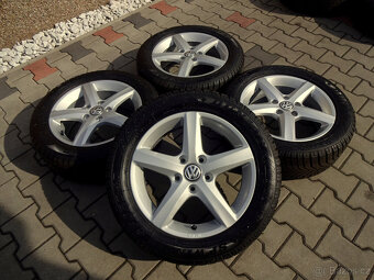 ZIMNÍ ORIGINÁL VW 16" 5x112 pneu 205/55R16 Dunlop - 9