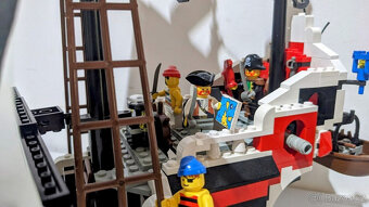Lego 6286 System Skull's Eye Schooner – Piráti 1993 + krabi - 9