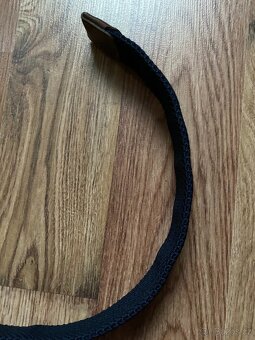 Nový pánský pružný opasek Bandi - modrý s pruhy, L/XL - 9