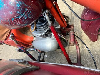 Jawa 350 / 354 kývačka 1956 + sidecar Velorex 560, s TP - 9