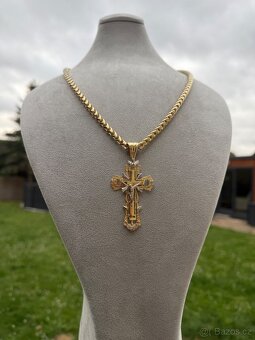 Zlaty řetež ANKR - Nový vzor - 67.6G 585 14K - KRÁSNÝ KOUSEK - 9