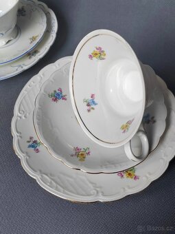 Elegantní porcelánový čajový trio od Carl Alberti 1930-1953 - 9