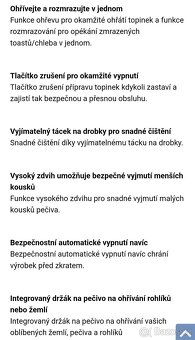 Topinkovač Philips HD 2516/90 - 9