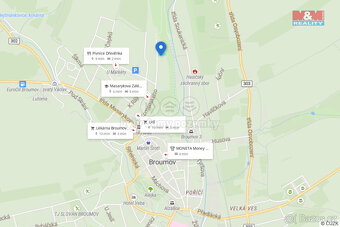 Prodej pozemku k bydlení, 982 m², Broumov, ul. Komenského - 9