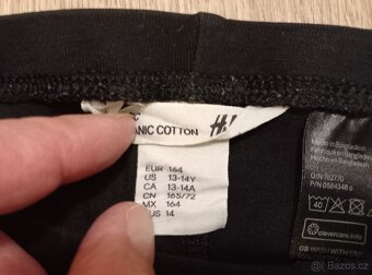 3x Legíny, džínové legíny, vel.12-14 let +3x triko zdarma - 9