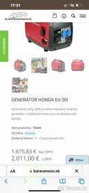 HONDA EU 20i nová elektrocentrála invertor - 9