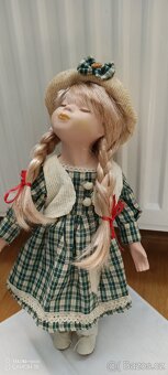 Retro / Vintage krásná panenka s porcelánovou hlavičkou - 9