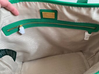 Kožená velká kabelka Ralph Lauren Newton - 9