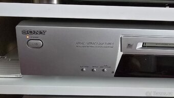 Minidisc recorder Sony MDS JE 480 + 44ks MD a stojan - 9