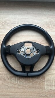 Multifunkční kožený volant VW GOLF 7 facelift DSG - 9