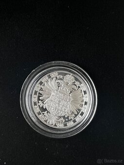 Zlato / zlatá a stříbrná mince Marie Terezie proof - 9