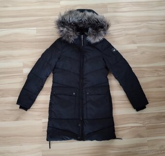 Dámská zimní černá bunda kabát s kožešinou Only NewRoona S - 9