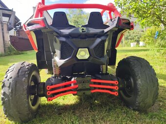 Dětská elektrická Buggy CAN-AM Maverick XXL, 2 místa, 800W - 9
