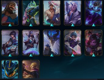 League of Legends účet S12 Master, all champs, 154 skinů - 9