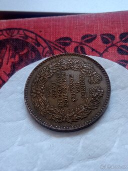 MEDAILE SVĚTOVÁ VÝSTAVA PAŘÍŽ 1878 - 9