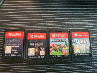 nintendo switch oled + Mobapad M6 HD Joycons + 4 hry - 9