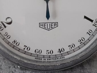 Staré vojenské stopky mikrograph Heuer - majetek voj.správy - 9