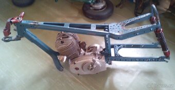 rám jawa pérák komunista závodní dobový silniční či motokára - 9