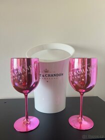 Pink/ ruzove moet skleničky - 9