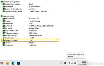 HP 15 AMD A10 (čtyřjádro) 8GB DDR4 SSD 2xgrafika Win11Pro - 9