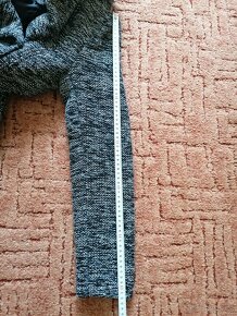 Dámský melírovaný kabátek s kapucí - 9