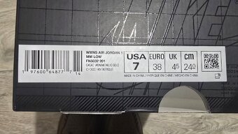 Nike Air Jordan 1 mm low  38eu - 9