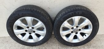 Alu kola Opel 16" 5x110, letní Continental 205/55R16 - 9