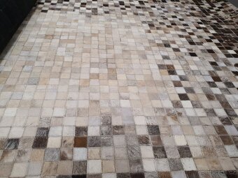 oboustranný koberec z hovězí kožešiny, 3x2 m - 9