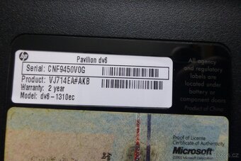 Notebook - HP Pavilion dv6 - 9