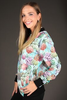 Mikina bomber Atom Rat Tyrkys Berry S/M - 9