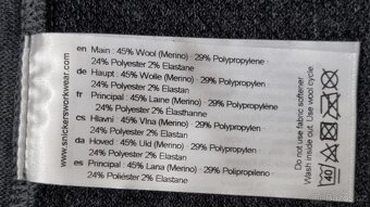 Snickers vlněné funkční tričko vel. - 9