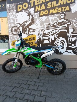Pitbike Thunder 125cc 17x14 E-start zelená - 9