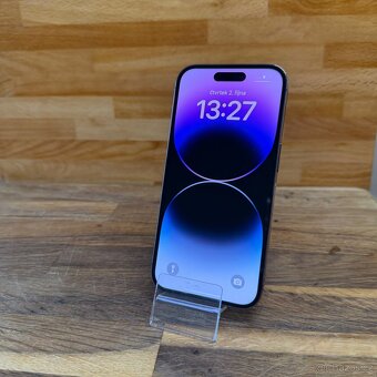 IPhone 14 Pro 256GB, fialový, 100% baterie (rok záruka) - 9