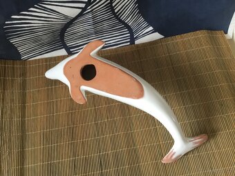 keramicky delfin 1970, korbel - 9