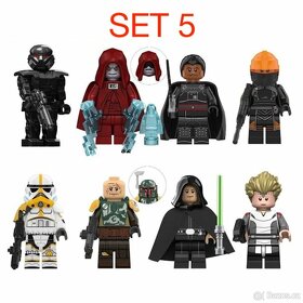 Rôzne figúrky Star Wars 1 (8ks) typ lego - nové - 9