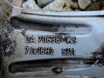 ALU disky Borbet 7Jx16 ET40 + zimní pneu 205/55 R16 - 9