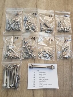 Jawa 50 pionýr sada šroubů 550, 555, 20, 21, 23 - 9