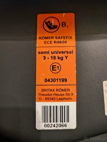 Britax Römer Safefix 9-18 kg - 9