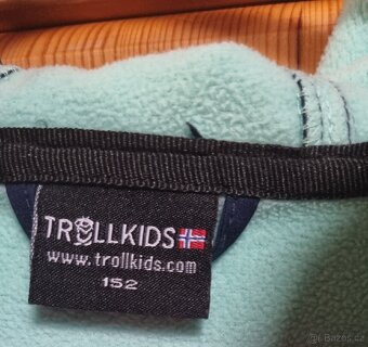 Dětská modrá softshellová bunda TROLLKIDS - 9
