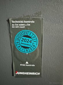 El. vysokozdvižný vozík Jungheinrich EFG 320 s pozicionérem - 9