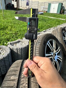 Prodám alu kola 4x100 r16 s letní pneu 205/55/16 - 9