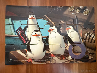 Dřevěné puzzle Madagaskar DreamWorks - 9