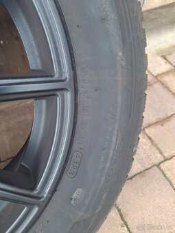Zimní sada Alu Brock RS32 17/5x114.3 - pneu Hankook nové - 9