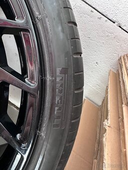 R21 21” Sl63 Kola Alu Mercedes R21 Černý Lesk - 9